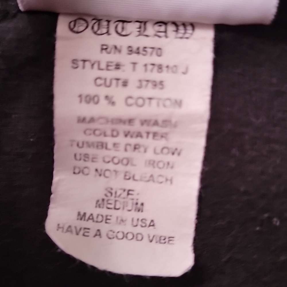 Y2K Vintage Outlaw Top Size M Made In The USA - Picture 5 of 5